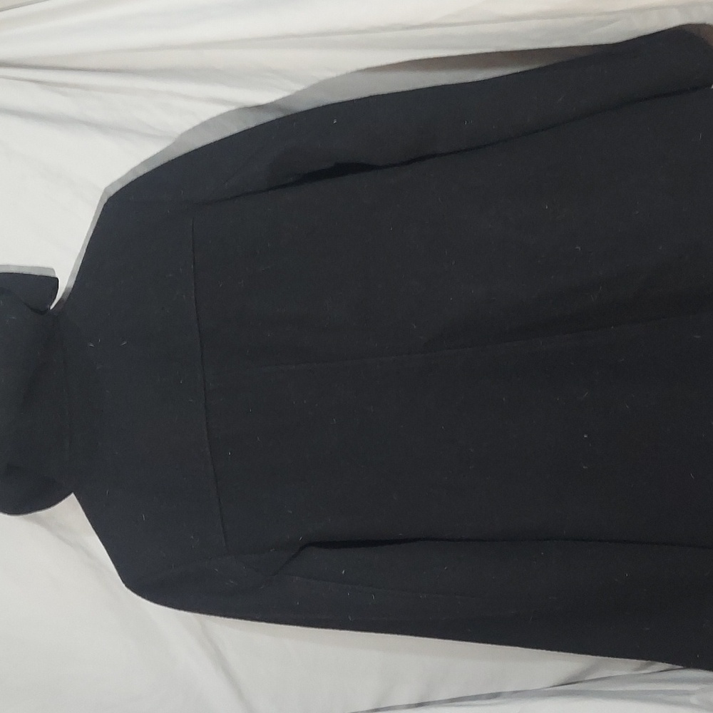 MERONA Women's Black Hooded Coat Size M - Picture 5 of 6